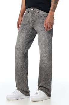 BILLY GATOR SCALE FLAP BOOTCUT JEAN 34"
