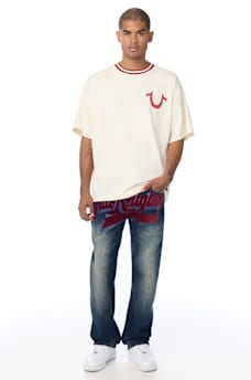 SCRIPT HEAVYWEIGHT OVERSIZED TEE