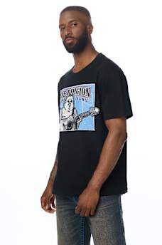 STITCHED BLOCK BUDDHA TEE