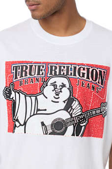 STITCHED BLOCK BUDDHA TEE