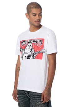 STITCHED BLOCK BUDDHA TEE