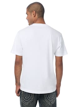 STITCHED BLOCK BUDDHA TEE
