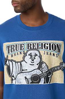 STITCHED BLOCK BUDDHA TEE