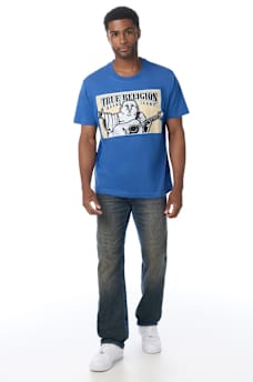 STITCHED BLOCK BUDDHA TEE
