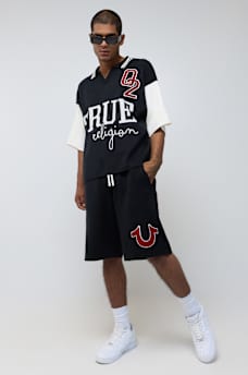 KNIT LOGO SHORT