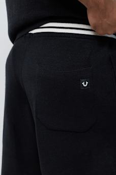 KNIT LOGO SHORT