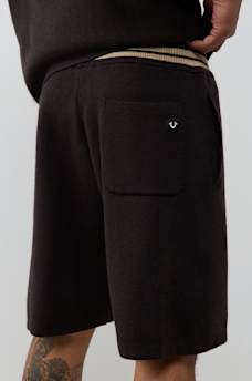 KNIT LOGO SHORT