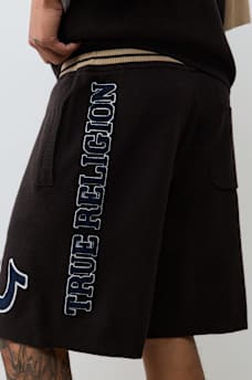 KNIT LOGO SHORT