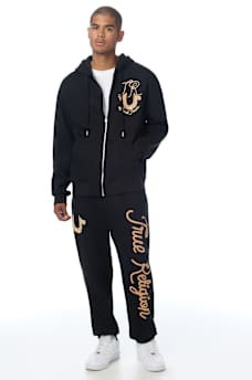 ROPE LOGO ZIP HOODIE