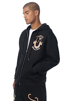ROPE LOGO ZIP HOODIE