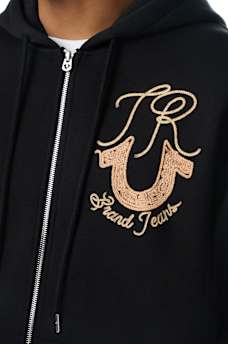 ROPE LOGO ZIP HOODIE
