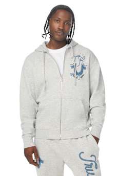 ROPE LOGO ZIP HOODIE