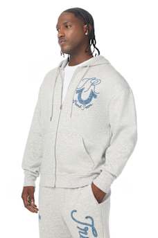 ROPE LOGO ZIP HOODIE