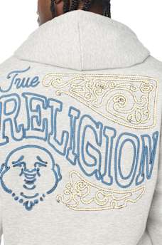 ROPE LOGO ZIP HOODIE