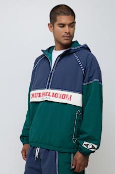 COLORBLOCK BIG T NYLON ANORAK