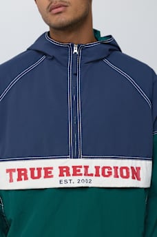 COLORBLOCK BIG T NYLON ANORAK