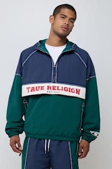COLORBLOCK BIG T NYLON ANORAK