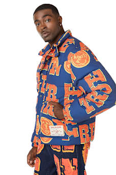 WESTERN LOGO PUFFER JACKET