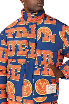 WESTERN LOGO PUFFER JACKET