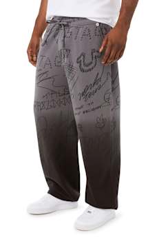 DIP-DYED BIG T BAGGY JOGGER