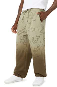 DIP-DYED BIG T BAGGY JOGGER