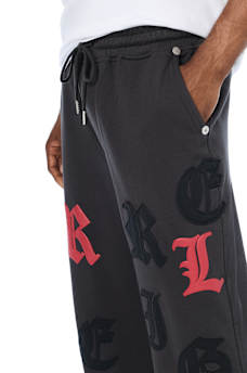 TOSSED LOGO BAGGY SWEATPANT