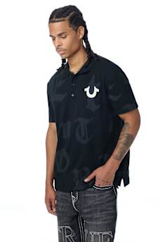 CHROME WORLD TOUR LOGO POLO SHIRT