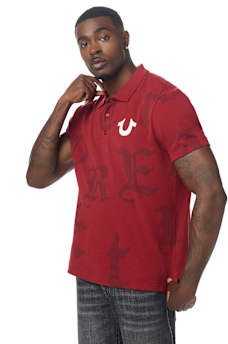 CHROME WORLD TOUR LOGO POLO SHIRT