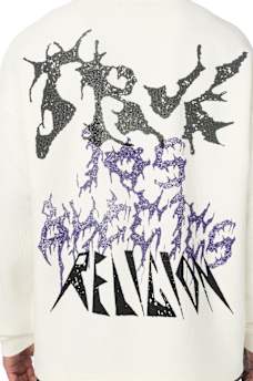 SCRIBBLE WAFFLE LONG SLEEVE TEE