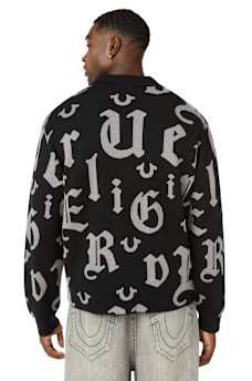 SCRIPT LOGO KNIT SHIRT