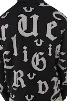 SCRIPT LOGO KNIT SHIRT