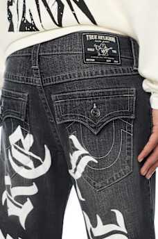 BILLY GRAPHIC BOOTCUT JEAN 34"