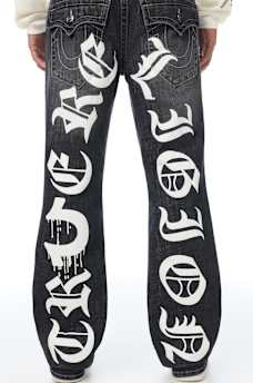 BILLY GRAPHIC BOOTCUT JEAN 34"