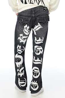BILLY GRAPHIC BOOTCUT JEAN 34"