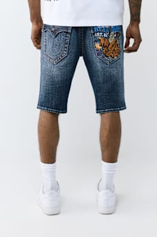 RICKY EMBROIDERED FLAP SHORT