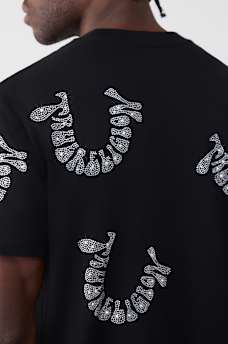 T-SHIRT &Eacute;PAIS AVEC LOGO D&Eacute;FORM&Eacute; EN PIERRES DU RHIN, image 4