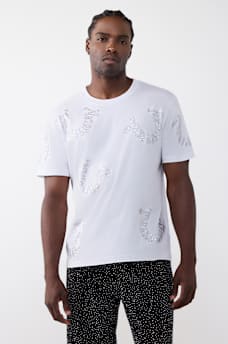 T-SHIRT &Eacute;PAIS AVEC LOGO D&Eacute;FORM&Eacute; EN PIERRES DU RHIN, image 1