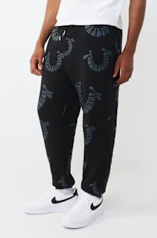 PANTALON DE JOGGING &Agrave; LOGO D&Eacute;FORM&Eacute;