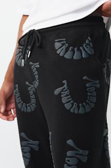 PANTALON DE JOGGING &Agrave; LOGO D&Eacute;FORM&Eacute;