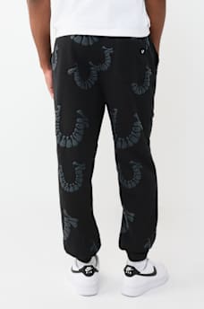 PANTALON DE JOGGING &Agrave; LOGO D&Eacute;FORM&Eacute;