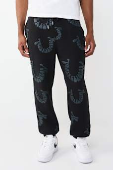 PANTALON DE JOGGING &Agrave; LOGO D&Eacute;FORM&Eacute;