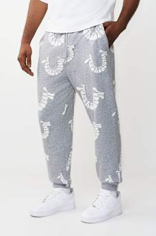 PANTALON DE JOGGING &Agrave; LOGO D&Eacute;FORM&Eacute;