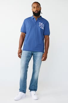 RICKY BUDDHA PRINT FLAP STRAIGHT JEAN 34", image 7