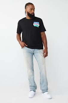 RICKY CHAIN FLAP STRAIGHT JEAN 34", image 3