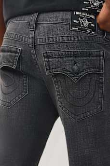 RICKY GRAPHIC FLAP STRAIGHT JEAN 34", image 2