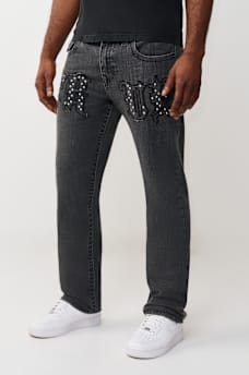 RICKY GRAPHIC FLAP STRAIGHT JEAN 34", image 3