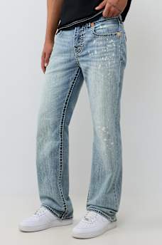 BILLY EMBROIDERED SUPER T BOOTCUT JEAN 34"