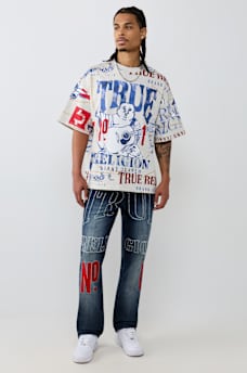 RICKY BIG T FLAP STRAIGHT JEAN 34"