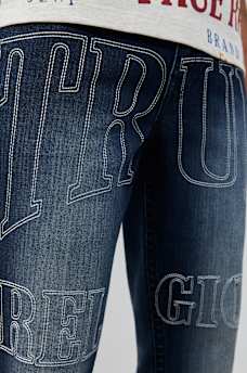 RICKY BIG T FLAP STRAIGHT JEAN 34"