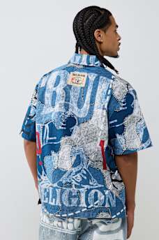 POPLIN ALLOVER PRINT SHIRT